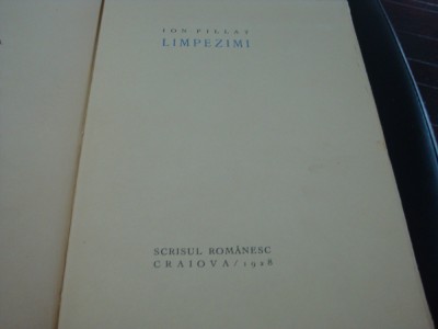 Ion Pillat - Limpezimi - 1928 foto