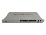 Switch Fortinet FS-124E-FPOE, 24 porturi RJ45 de 1 Gb, 4 porturi SFP de 1 Gb cu PoE+, cu urechi de montare &icirc;n rack, gestionat