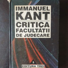 Immanuel Kant - Critica facultatii de judecare