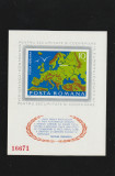 Romania 1975-C.S.C.E. Helsinki,colita nedantelata,MNH, Organizatii internationale, Nestampilat