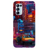 Husa compatibila cu Oppo A72 5G model City Blocks, Silicon, TPU, Viceversa, Transparent, Carcasa