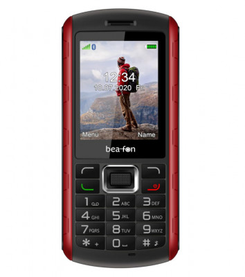 Telefon mobil Beafon AL560_EU001BR, 16 GB, 2.4 Inches, Negru Rosu - RESIGILAT foto