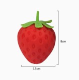 Jucarie Antistres Squishy in Forma de Capsuna Red Strawberry Fidget Toy