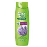 Sampon Wash&amp;Go pentru toate tipurile de par cu extract de levantica,180 ml