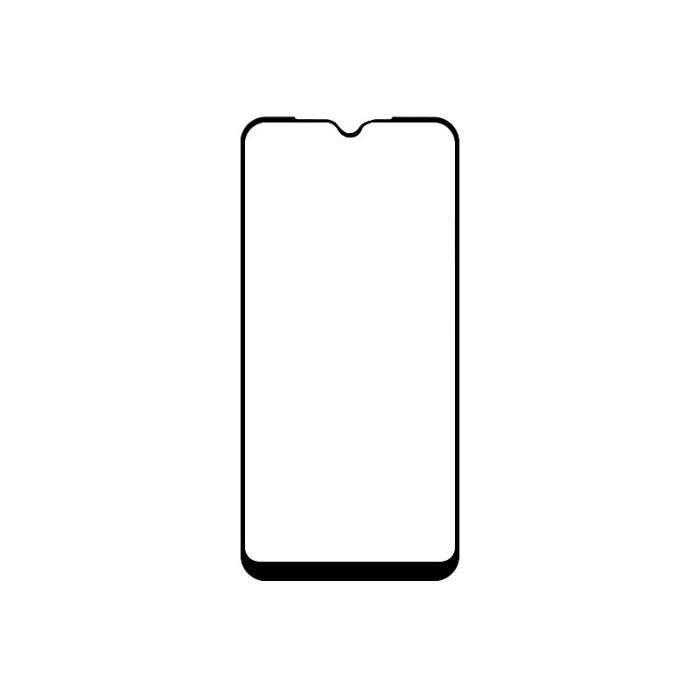 Folie Protectie Ecran OEM pentru Samsung Galaxy A10 A105, Sticla securizata, Full Face, Full Glue, 9D, Neagra