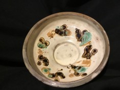 Arta / Traditie - Farfurie / Castron / Blid de Horezu jud Valcea ceramica perioada RSR !