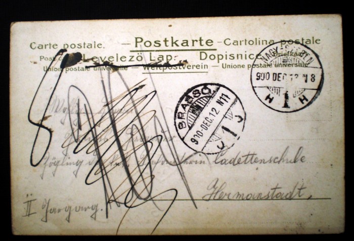 P.066 HERMANNSTADT NAGY-SZEBEN BRASSO K. u. K. INFANTERIE CADETTENSCHULE 1900