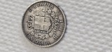 Italia 1 LIRA 1863 , argint