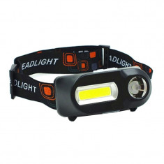 Lanterna de cap KX-1804, 3 setari lumina, incarcare USB foto