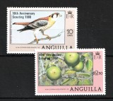 Anguilla 1980 - Cercetași, supratipar pe fauna-flora, serie neuzata