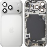 Capac Baterie Apple iPhone 17 Pro, Cu Carcasa Mijloc, Full Parts, Argintiu, Swap