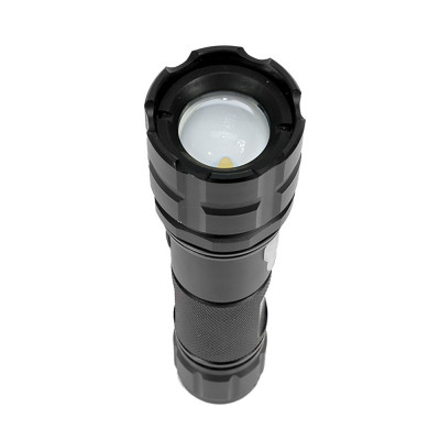 Lanterna PNI Adventure F10 din aluminiu cu led 1x6W, 500lm pana la 200m focus, cu acumulator si port micro USB foto