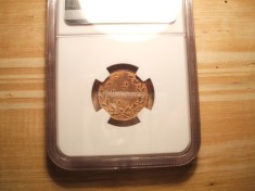 2 BANI 1867 WATT/CO IN CAPSULA NGC foto