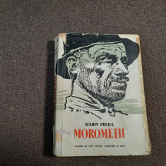 MARIN PREDA - MOROMETII PRINCEPS, 1955, ilustratii de Perahim SUPRACOPERTA