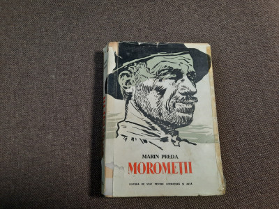 MARIN PREDA - MOROMETII PRINCEPS, 1955, ilustratii de Perahim SUPRACOPERTA foto