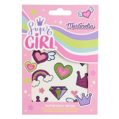 Tatuaje temporare cu glitter Super Girl, Martinelia, 68022 foto