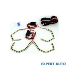 Led angel eyes e90,e92,e93, f30 fara lupa. lumina alb. cod: ledae01 12v Alta marca Alt model #7