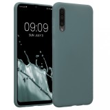 Husa Kwmobile pentru Samsung Galaxy A50, Silicon, Verde, 48054.171, Carcasa
