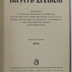 MEYERS LEXIKON , ZWOLFTER BAND ( VOLUMUL 12 ) , ATLAS , 1936