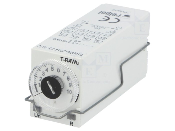 Timer digital 0,1s-100h 4PDT 12V DC