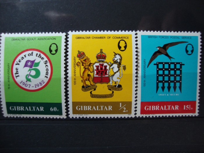 GIBRALTAR SERIE ANIVERSARI MNH
