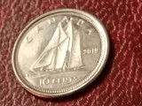 10 cents centi cent 2019 Canada, UNC + Luciu [poze], America de Nord