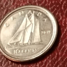 10 cents centi cent 2019 Canada, UNC + Luciu [poze]