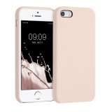 Husa pentru Apple iPhone 5s / iPhone SE, Silicon, Crem, 42766.225, kwmobile, Carcasa