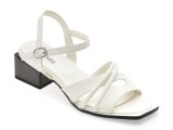 Sandale FLAVIA PASSINI albe, V1578, din piele naturala
