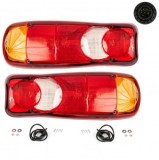 Set 2 Lampi Spate Renault Premium, Iveco Daily, DAF CF-LF, 350x133x85mm, 6 Functii, Mufa 7 Pini, ECE, Universal