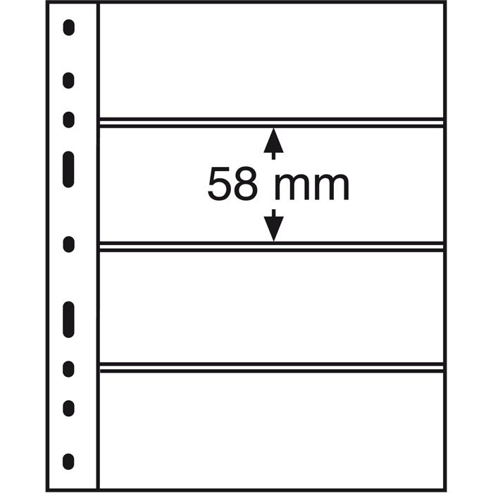 Set 10 folii OPTIMA4C pentru bancnote