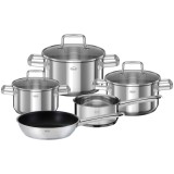 Set vase, ROSLE, Moments, 5 buc, otel inoxidabil 18/10 Essential GrillCooking