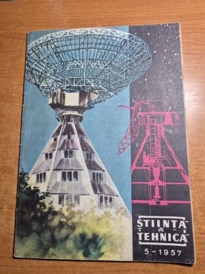 stiinta si tehnica mai 1957 - noua fabrica de talc din hunedoara foto