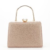 Cumpara ieftin Geanta clutch auriu roze cu pietricele BYH-877 05