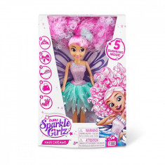 Set de joaca Sparkle Girlz, Papusa Hair Dreams, Roz