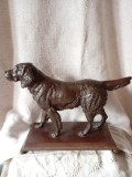 C&acirc;ine setter irlandez statuie mare frumoasă, Animale, Fonta, Europa