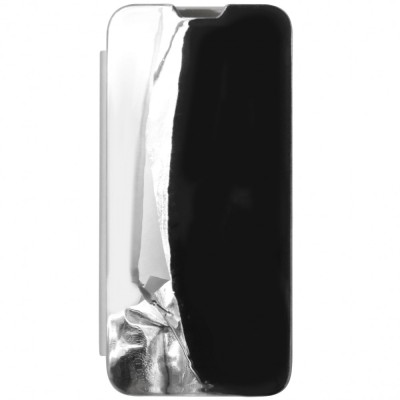 Husa tip carte cu stand Mirror (efect oglinda) argintie pentru Samsung Galaxy A42 5G foto