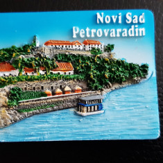 XG Magnet frigider - tematica turistica - Serbia - Novi Sad Petrovaradin