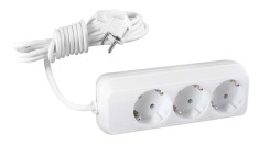 Prelungitor 000210, 3 prize, 2 m, 3680W, 3 x 1 mmp, contact de protectie
