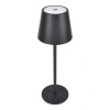 Lampa LED de masa, tocuh control, diametru 11cm, inaltime 36 cm, cu 3 intensitati de lumina, cap detasabil, negru