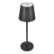 Lampa LED de masa, tocuh control, diametru 11cm, inaltime 36 cm, cu 3 intensitati de lumina, cap detasabil, negru