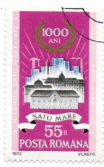 Romania (481) - Mileniul orasului Satu Mare, 1972, obliterata