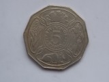 5 SHILINGI 1972 TANZANIA-FAO