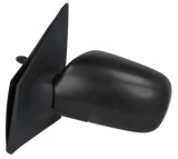 Oglinda exterioara Toyota Yaris (Cp10) 04.2003-12.2005 Partea Stanga Crom Convex Manuala Prin Cablu Fara Incalzire, carcasa neagra