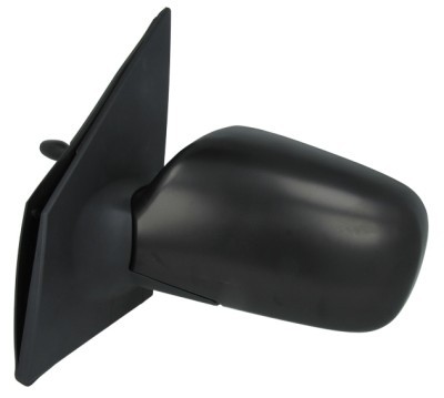 Oglinda exterioara Toyota Yaris (Cp10) 04.2003-12.2005 Partea Stanga Crom Convex Manuala Prin Cablu Fara Incalzire, carcasa neagra foto