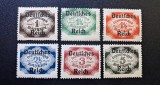 BAVARIA &ndash; DIENSTMARKE &bdquo;DEUTSCHES REICH&rdquo; &ndash; SET 6 VALORI MARI (1M&ndash;5M) &ndash; FD1