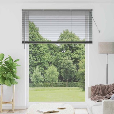 vidaXL Jaluzea pentru Fereastră Gri &amp;icirc;nchis 155 x 220 cm Aluminiu foto