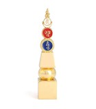 Statueta &amp;#8211; Pagoda celor 5 Elemente cu silaba OM AH HUM