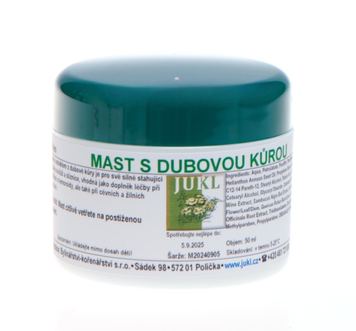 JUKL Unguent cu scoarță de stejar 50 ml