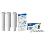 Kit de intretinere pentru espressor Krups/Nivona/Melitta, Aqualogis, 3 x Filtru AL-TES46, Tablete